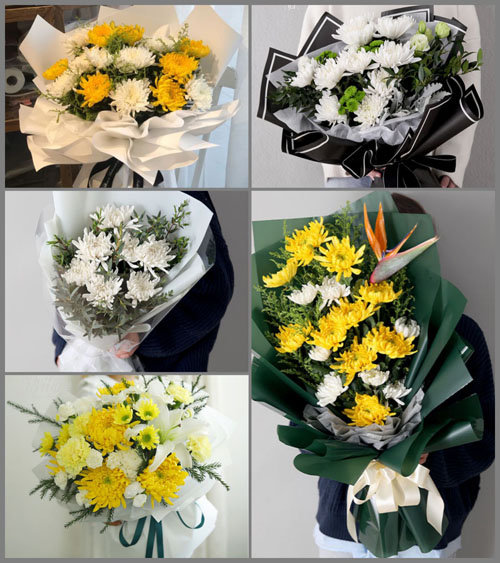 山东滨州滨城区杨柳雪镇双庙赵村白事花束代送